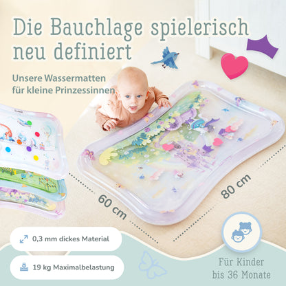 Freudeskind Tummy Time Water Play Mat (Fairytale Castle)